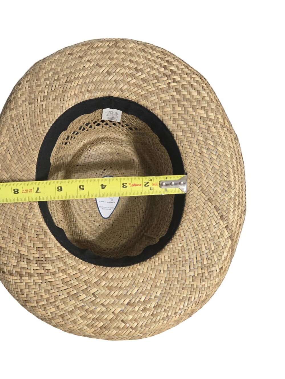 Summer Club Panama Jack straw hat ladies Sun Hat with Colorful Fish Print Band - Picture 6 of 8